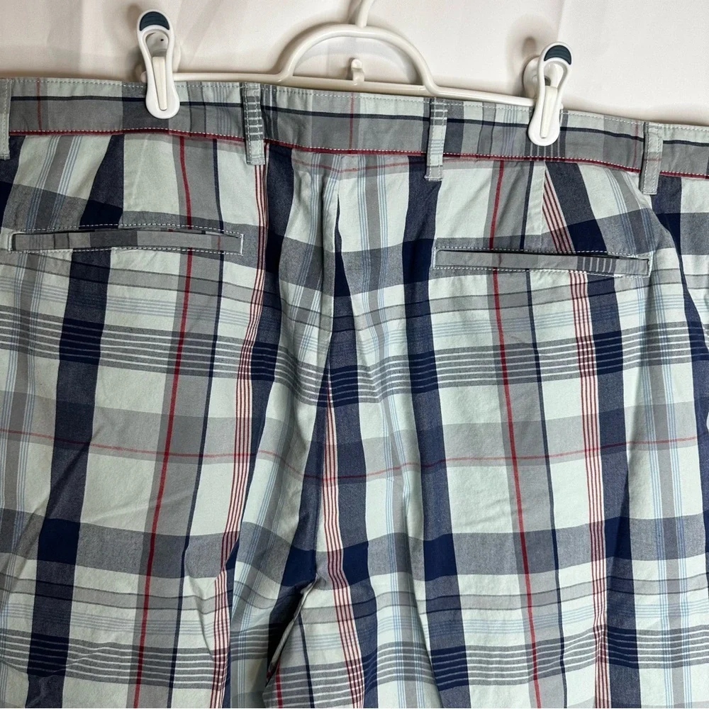 Roundtree & Yorke Casuals mens shorts plaid 44 tall